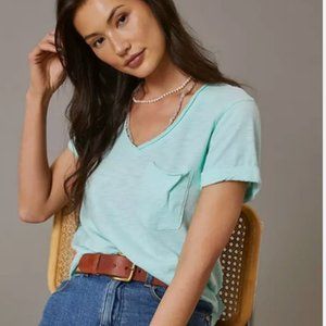 T.La Classic V-Neck Tee Anthropologie XL new with tags